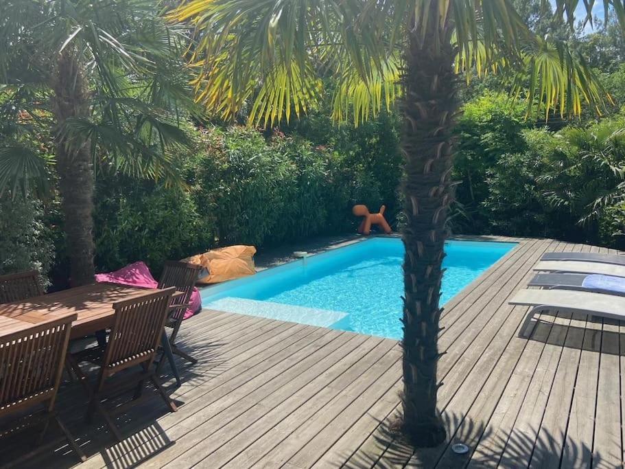Villa Arcachon 12 Pers Avec Piscine Chauffee 1 Mai Au 30 Sept 외부 사진